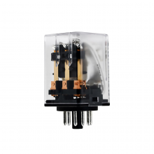 رله 110 ولت AC سه کنتاکت 10 آمپر 11 پین برند HONGFA | مدل HF10FF/110A-3ZDT