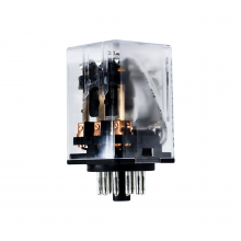 رله 48 ولت AC سه کنتاکت 10 آمپر 11 پین برند HONGFA | مدل  HF10FF/048A-3ZDT