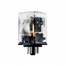 رله 24 ولت AC دو کنتاکت 10 آمپر 8 پین برند HONGFA | مدل  HF10FF/024A-2ZDT