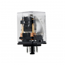 رله 12 ولت DC دو کنتاکت 10 آمپر 8 پین برند HONGFA | مدل  HF10FF/012D-2ZDT