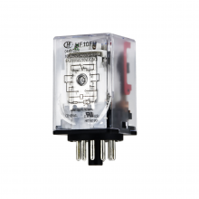 رله 48 ولت DC سه کنتاکت 10 آمپر 11 پین برند HONGFA | مدل HF10FH/048D-3ZDT -H TYPE 