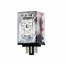 رله 220 ولت DC دو کنتاکت 10 آمپر 8 پین برند HONGFA | مدل HF10FH/220A-2ZDT -H TYPE 