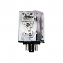 رله 24 ولت DC دو کنتاکت 10 آمپر 8 پین برند HONGFA | مدل HF10FH/024D-2ZDT -H TYPE