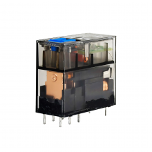 رله 24 ولت DC  تک  کنتاکت 16 آمپر 8 پین برند HONGFA | مدل HF115FP-024-1Z3B