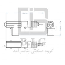محرک(پمپ) درب جلو پراید 5 فیش (سیم بلند)