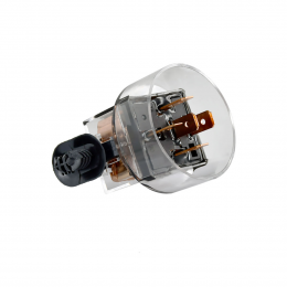 رله فن گرد شیشه‌ای LED | رله راه‌انداز فن خودرو سمند، پارس، پژو 405